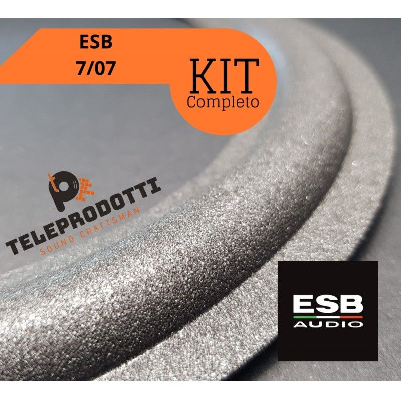 ESB 7-07 KIT Sospensioni di riparazione per woofer midrange in foam bordo e colla 7 07 7/07 707
