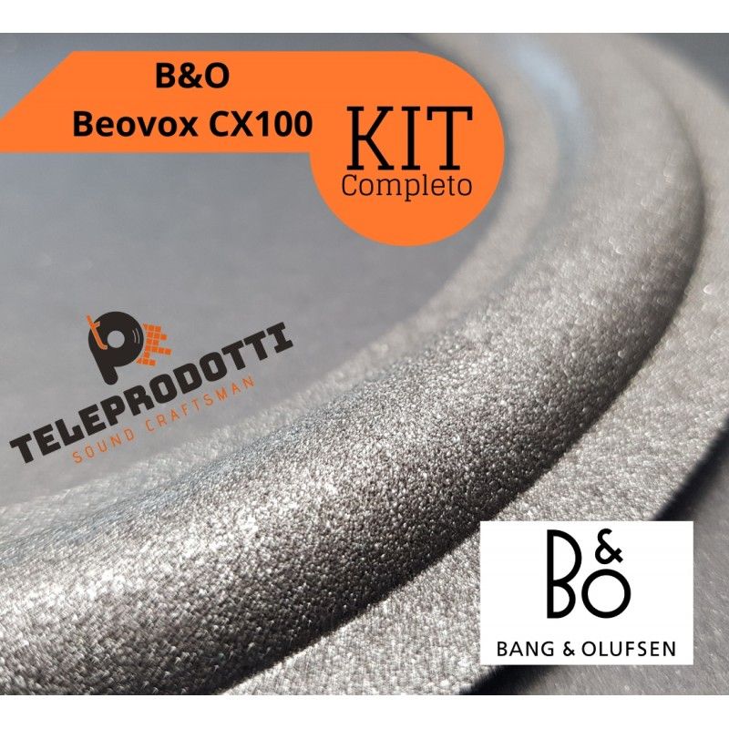 Bang & Olufsen Beovox CX100 Kit di riparazione per sospensioni bordo di ricambio in foam B&O CX-100