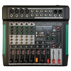 ZZMX6RBT Zzipp Mixer professionale 6 canali con multieffetto DSP USB e bluetooth
