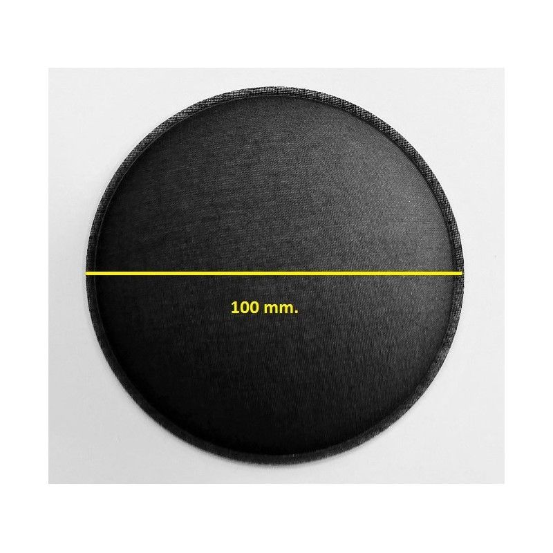Cupola parapolvere 100 mm. fonotrasparente copripolvere di ricambio per woofer altoparlante