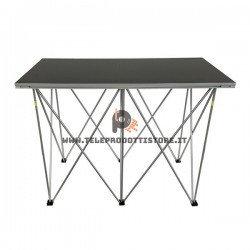 ZZTMDJ120 Zzipp Tavolo consolle per dj ripiegabile alluminio 60x120