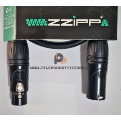 MZZ500 Zzipp Cavo XLR microfonico bilanciato maschio femmina 5 m. per microfono cassa