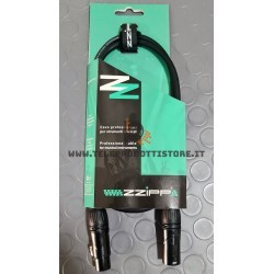 MZZ500 Zzipp Cavo XLR microfonico bilanciato maschio femmina 5 m. per microfono cassa