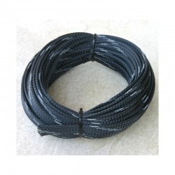 Guaina espandibile intrecciata per cavi calza NERO GRIGIO diametro 15mm antitaglio