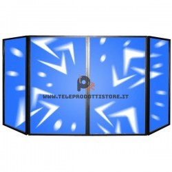 ZZDJSCR Zzipp Screen per consolle DJ lycra copertura pieghevole con borsa