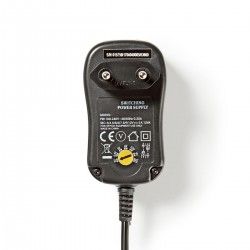 Alimentatore stabilizzato switching 3 - 12 V DC trasformatore 1 Ampere