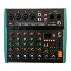 ZZMXBTR6 Zzipp mixer audio 6 canali bluetooth USB con effetti dsp