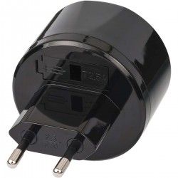 Brennenstuhl Adattatore da presa USA / Giappone a spina Italiana P10 con fusibile