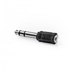 Adattatore jack cuffia 3,5 mm stereo su 6,3 mm stereo maschio cuffie