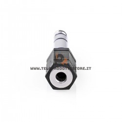 Adattatore jack cuffia 3,5 mm stereo su 6,3 mm stereo maschio cuffie
