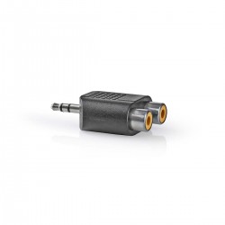 Adattatore doppio RCA femmina su Jack 3,5 stereo maschio segnale stereo