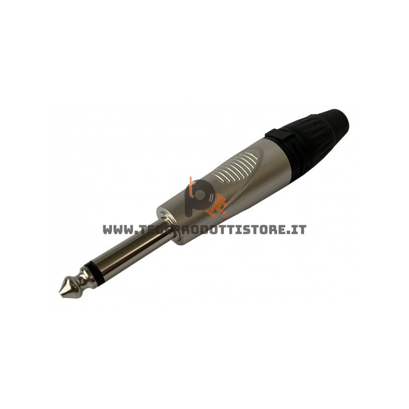 NJZZ001P Zzipp Connettore jack 6,3 mono maschio per segnale audio sbilanciato TS