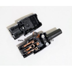 Presa di alimentazione IEC C13 VDE in rame spina connettore femmina 3 poli volante