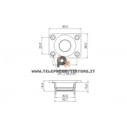 Z008701 Sica mini tweeter a cupola 25w 8 ohm LP 38X50.18 / N5 TW