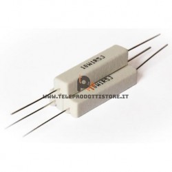 Resistore ceramico 39 Ohm 10W a filo resistenza per filtro crossover