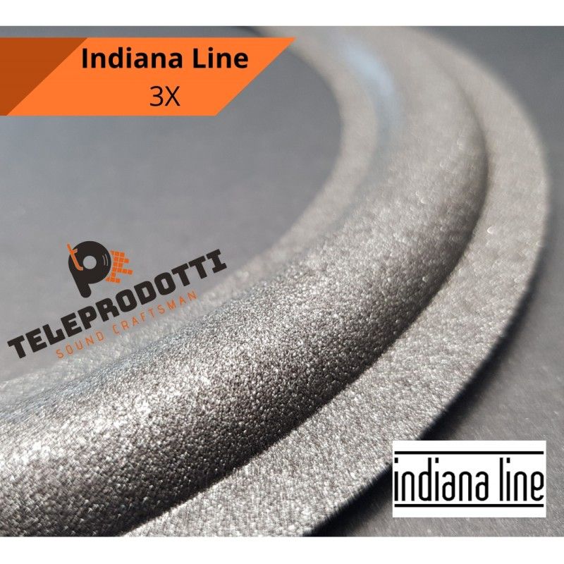 Indiana line 3X Sospensione di ricambio per woofer in foam bordo 20 cm. 8"
