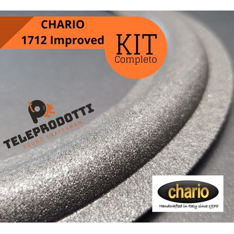 CHARIO IMPROVED 1712 KIT Sospensioni di riparazione per woofer in foam bordo e colla