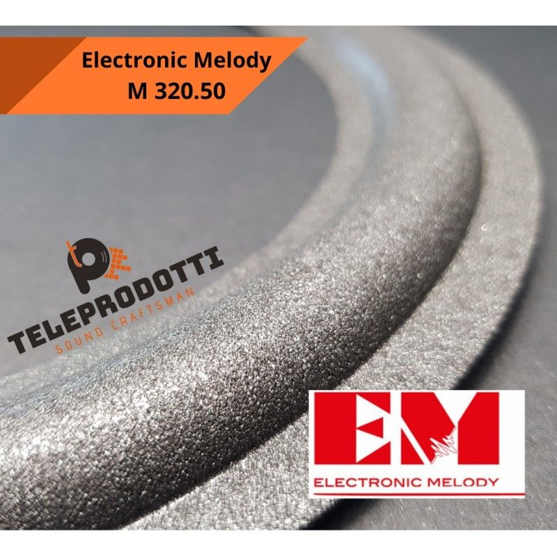 Electronic Melody M320.50 CS/FX-W Sospensione di ricambio per woofer in foam bordo