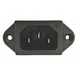 Presa di alimentazione IEC C16 VDE maschio da pannello 3 poli HIFI