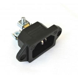 Presa di alimentazione IEC C16 VDE maschio da pannello 3 poli HIFI