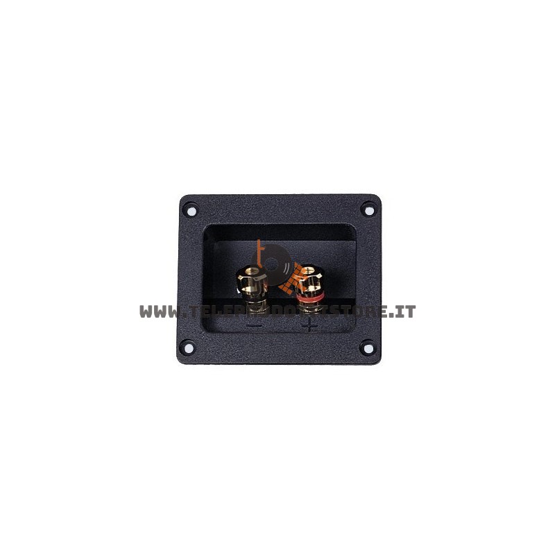 Vaschetta porta terminali a vite banana da incasso contatti dorati morsettiera rettangolare