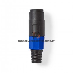 Speakon volante femmina 4 poli connettore presa per prolunga