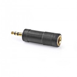 Adattatore jack cuffia 6,3 mm stereo TSR su jack 3,5 mm stereo maschio