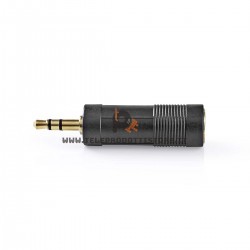 Adattatore jack cuffia 6,3 mm stereo TSR su jack 3,5 mm stereo maschio