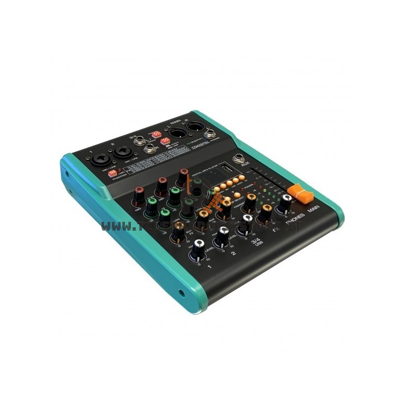 ZZMXBTR4 Zzipp mixer audio 4 canali bluetooth USB con effetti dsp
