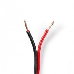 Cavo 2X1,5 mm. Piattina bipolare per altoparlanti HI-FI rosso nero