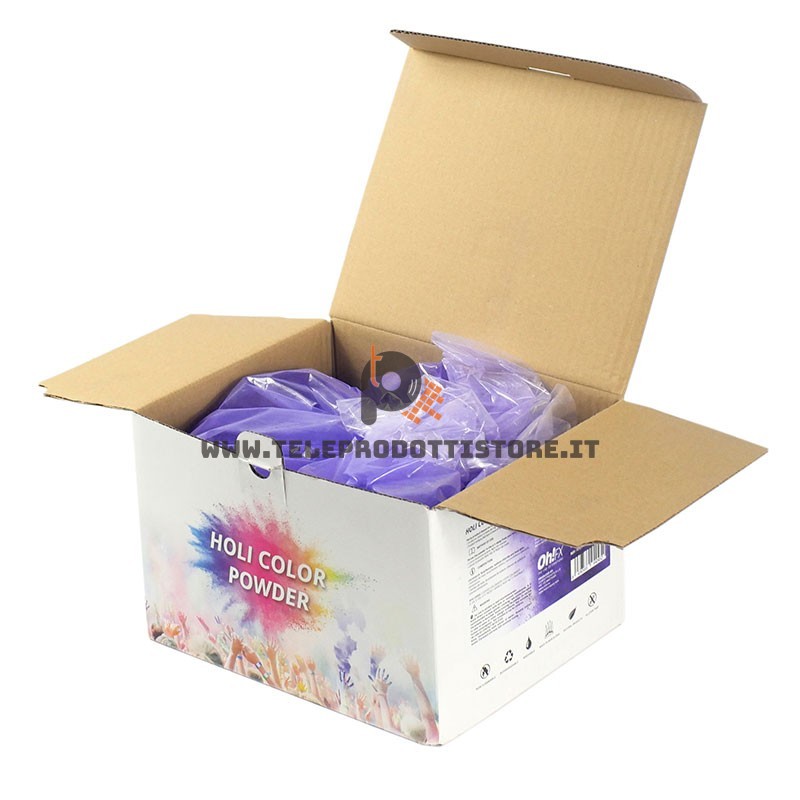 HOL5-Vi Ohfx polvere holi party viola atossica lavabile 5kg