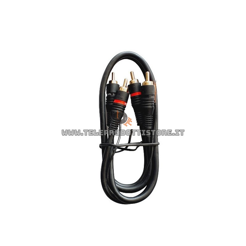 XPL CV003 Cavo RCA 1 metro con remote segnale audio di collegamento schermato XPL 1 - Teleprodotti 