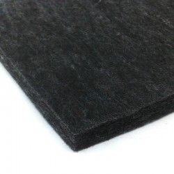 Fonoassorbente Insonorizzante nero 105x50 perlon in fibra di poliestere per box diffusori acustici casse