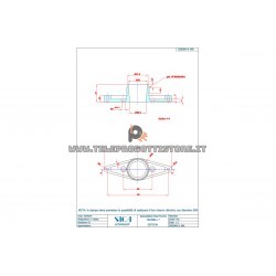 Sica Q07210A Flangia adattatore per driver tromba da 1″ con filettatura