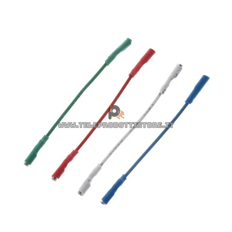 Kit cablaggio testina per giradischi 45 mm. cavi per shell Headshell