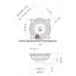 4FE32 Faital PRO Woofer altoparlante neodimio 4" 60W fullrange 16 Ohm 4FE32-16