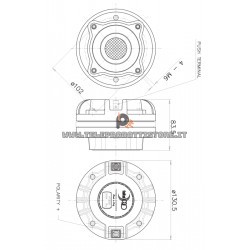 HF2000 FaitalPro Driver al Neodimio 2" 200W  8 Ohm HF2000-8