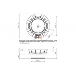 Sica 6,5 H 1,5 CP Woofer altoparlante 6,5'' 175mm 8 ohm 240W Z004100