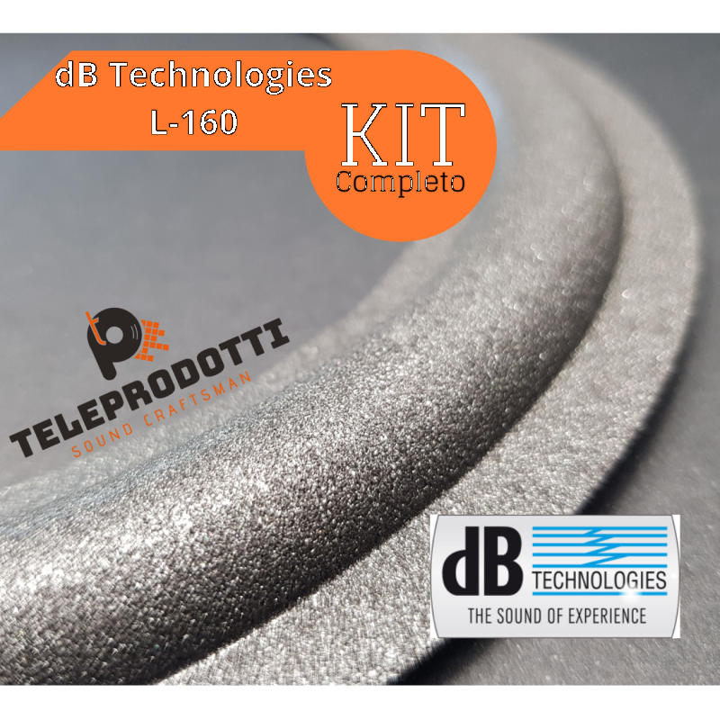 dB Technologies L160 KIT Sospensioni di riparazione per woofer in foam bordo e colla L-160 L 160