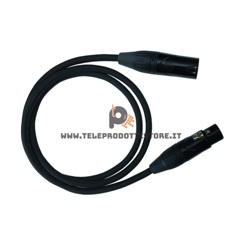 MZZ2000 Zzipp Cavo XLR 20 m. microfonico bilanciato maschio femmina per microfono cassa MZZ2000 Zzipp Cavo XLR 20 m. microfonico bilanciato maschio femmina per microfono cassa