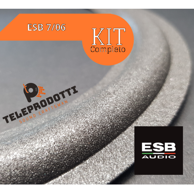 ESB 7/06 KIT Sospensioni di riparazione per woofer midrange in foam bordo e colla 7-06 706