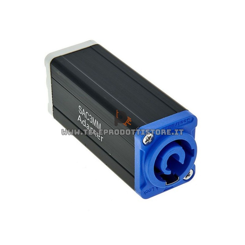 Adattatore Powercon da bianco a blu giunto cavi di alimentazione prolunga