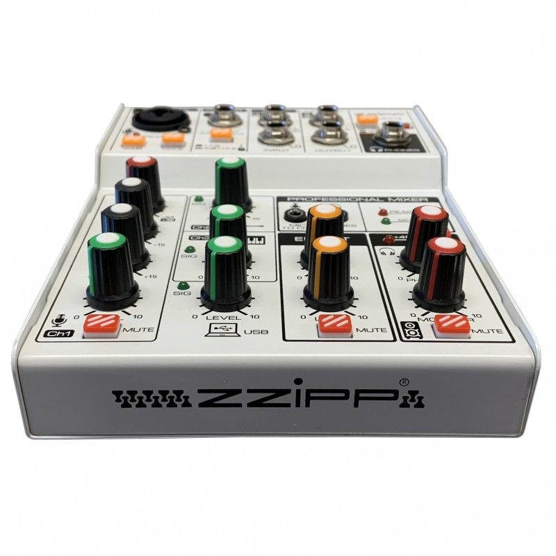 ZZMX3 Zzipp Mixer compatto 3 canali con alimentazione usb