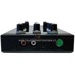 ZZMX2 Zzipp Mixer da dj a 2 canali compatibile con ios e android