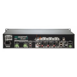 Zzipp ZZONE ZZONE2120PA Amplificatore mixer lettore usb/bt/fm da 120w a 2 zone