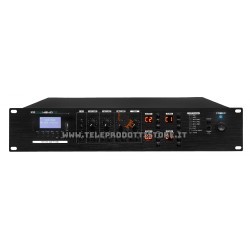 Zzipp ZZONE ZZONE4240PA Amplificatore mixer lettore usb/bt/fm da 240w a 4 zone