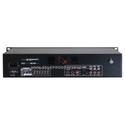 Zzipp ZZONE ZZONE906PA Amplificatore mixer lettore usb/bt/fm da 60w