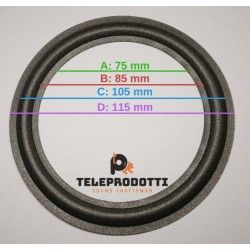 YAMAHA S22 Sospensione di ricambio in foam per woofer JA1272 bordo S-22
