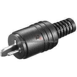 Connettore DIN punto e linea per altoparlanti spinotto maschio volante speaker