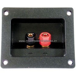 Vaschetta porta terminali a vite banana da incasso contatti dorati isolati morsettiera rettangolare